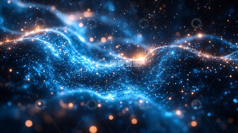 高清大图下载【趣麦麦图】电子云数据点2