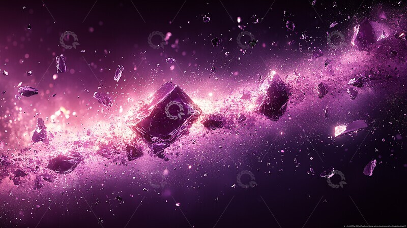 紫色碎片飞舞2