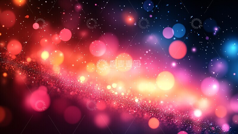 高清大图下载【趣麦麦图】渐变黑夜光影1