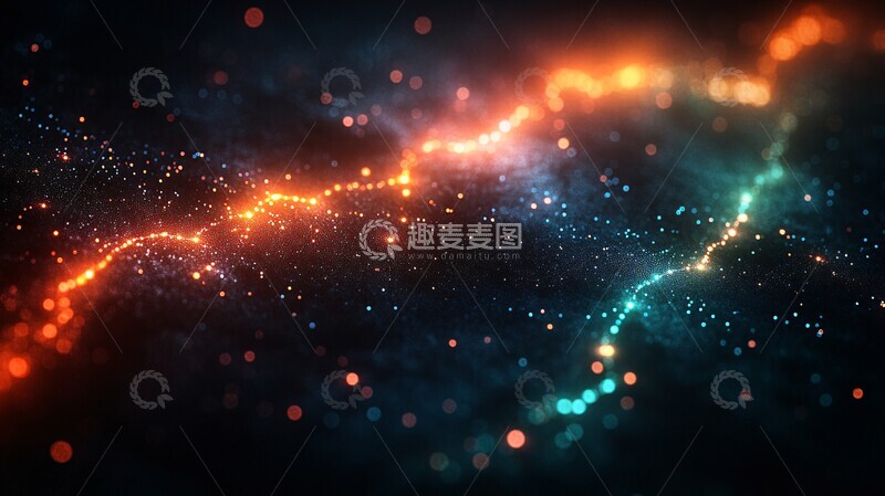 高清大图下载【趣麦麦图】黑色光影背景2