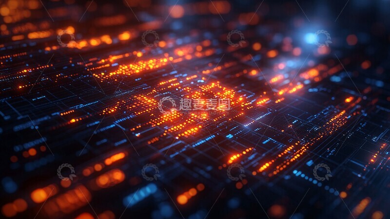 高清大图下载【趣麦麦图】高科技金融图表1