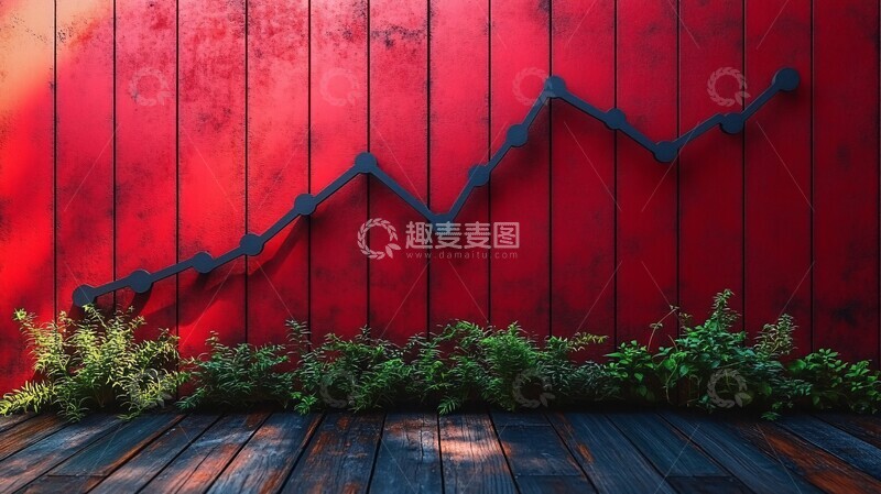 高清大图下载【趣麦麦图】上升趋势图上升趋势图表