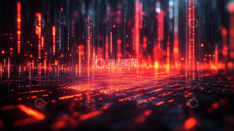 高清大图下载【趣麦麦图】高科技金融图表