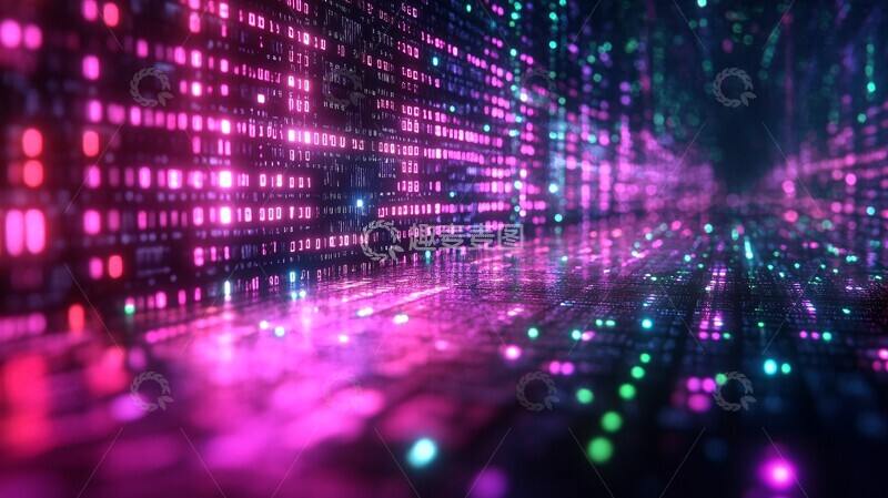 高清大图下载【趣麦麦图】矩阵数据屏矩阵数据屏幕1