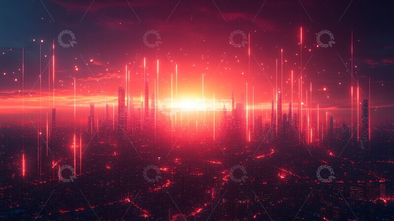 高清大图下载【趣麦麦图】金融会议背景图1