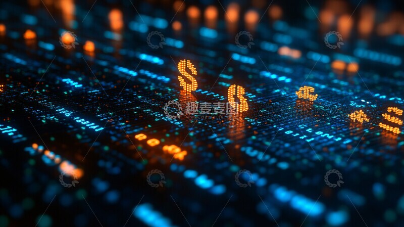 高清大图下载【趣麦麦图】股市上涨图股市上涨美元