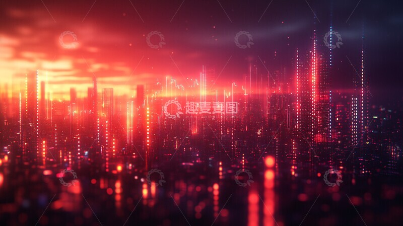 高清大图下载【趣麦麦图】股市数据图股市数据彩色