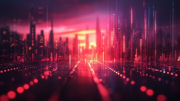 股市数据图股市数据彩色2