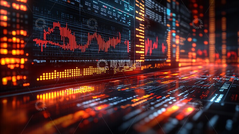 高清大图下载【趣麦麦图】股市图表与德国色彩2
