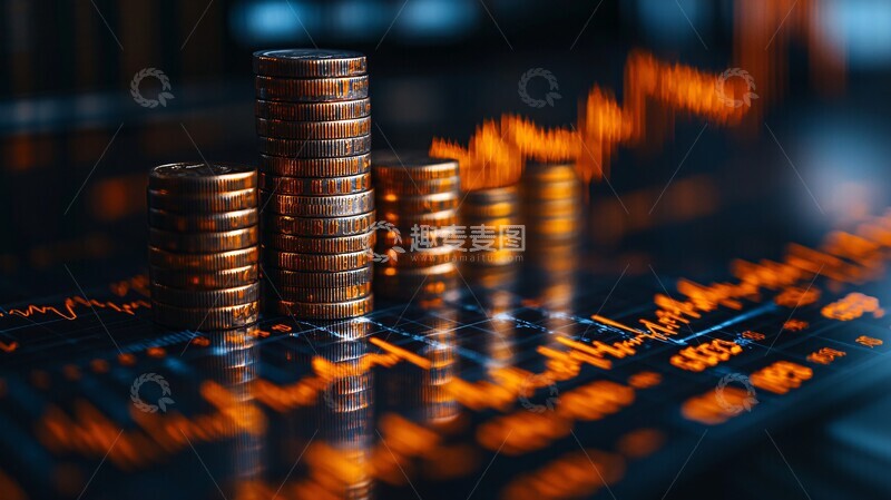 高清大图下载【趣麦麦图】投资增长与股市交易图1