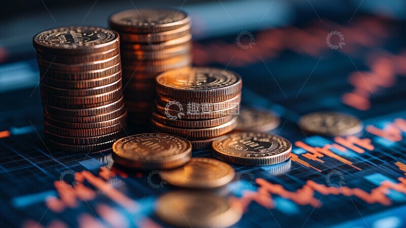 高清大图下载【趣麦麦图】投资增长与股市交易图