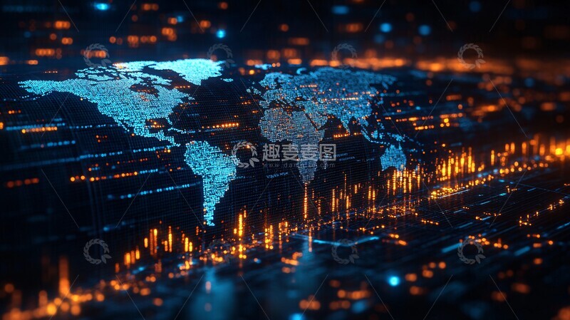 高清大图下载【趣麦麦图】外汇交易图景