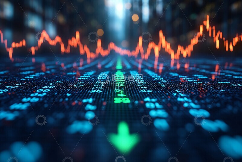 高清大图下载【趣麦麦图】股市行情变化图