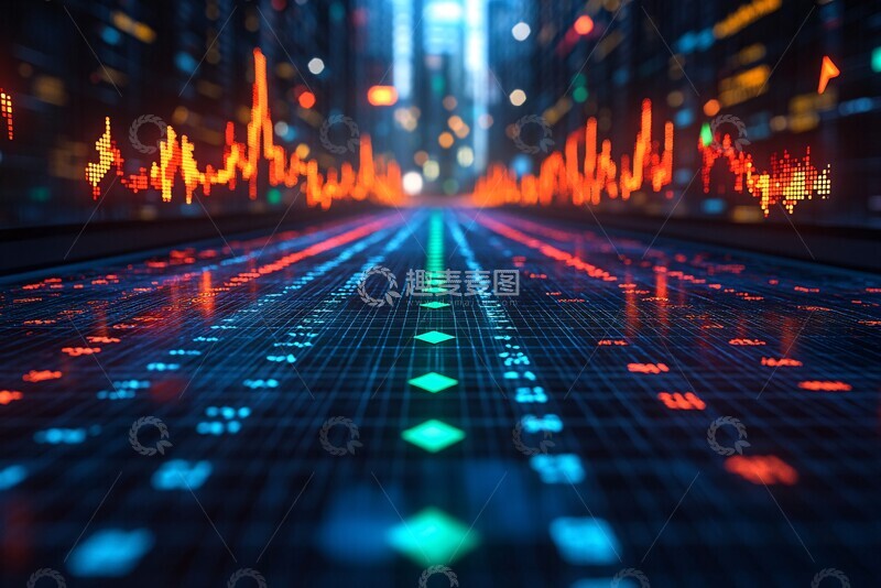 高清大图下载【趣麦麦图】股市行情变化图1