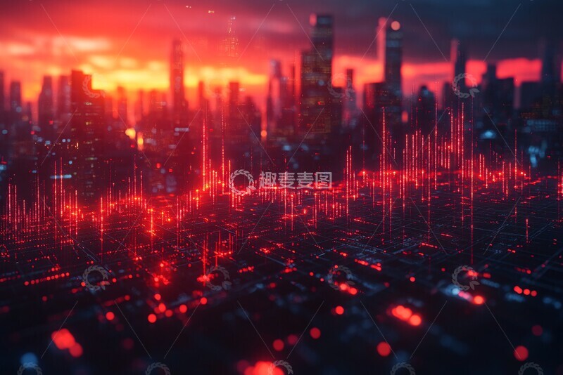 高清大图下载【趣麦麦图】股票市场趋势图1