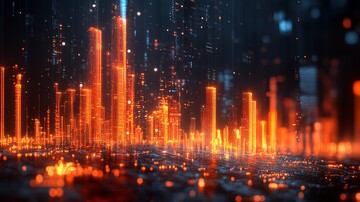 玻璃数据图玻璃数据橙色