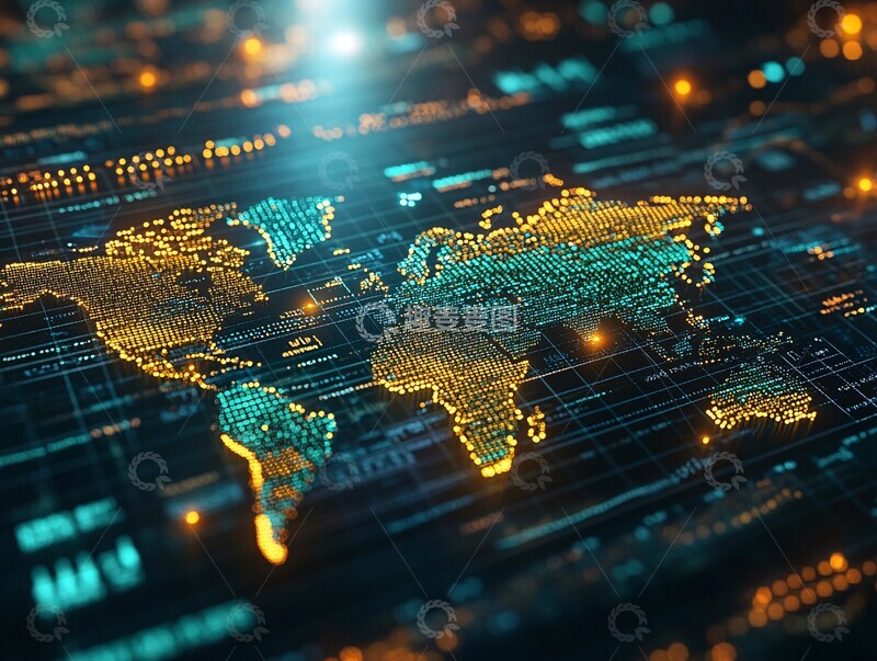 高清大图下载【趣麦麦图】全球股市数据图