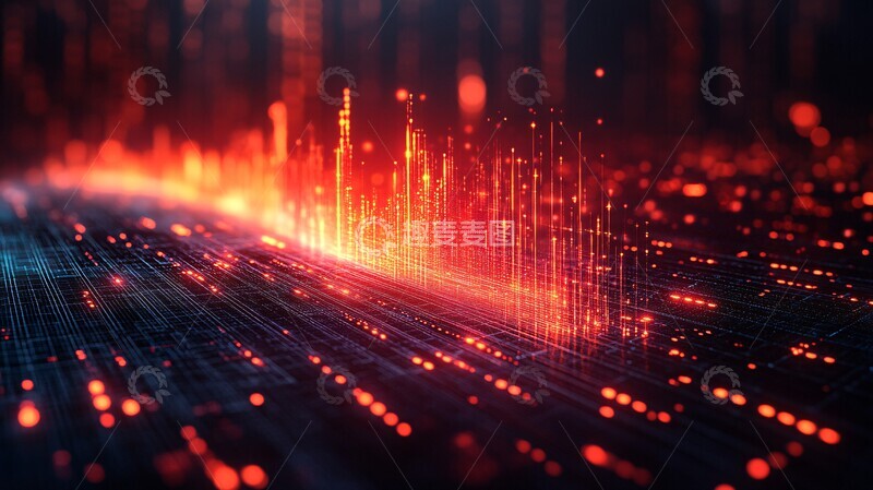 高清大图下载【趣麦麦图】金融数据曲线图2