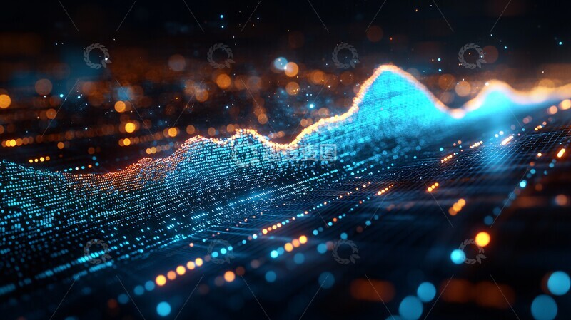 高清大图下载【趣麦麦图】股票走势简洁图1