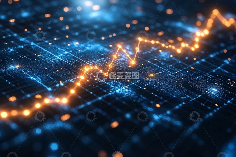 高清大图下载【趣麦麦图】金融增长图表