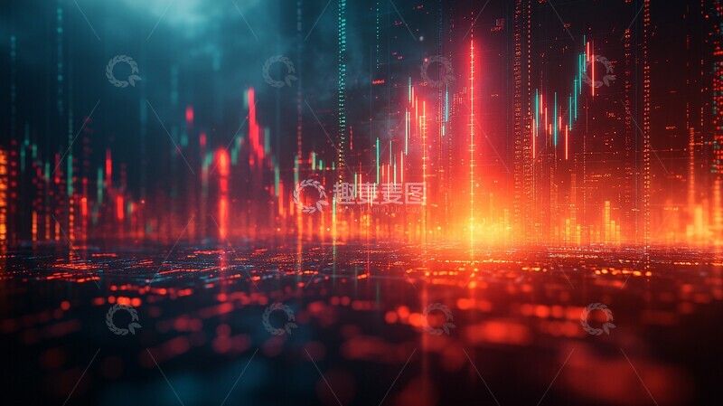 股票图表背景2