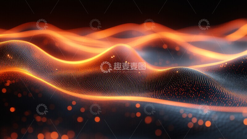 高清大图下载【趣麦麦图】股市线条背景