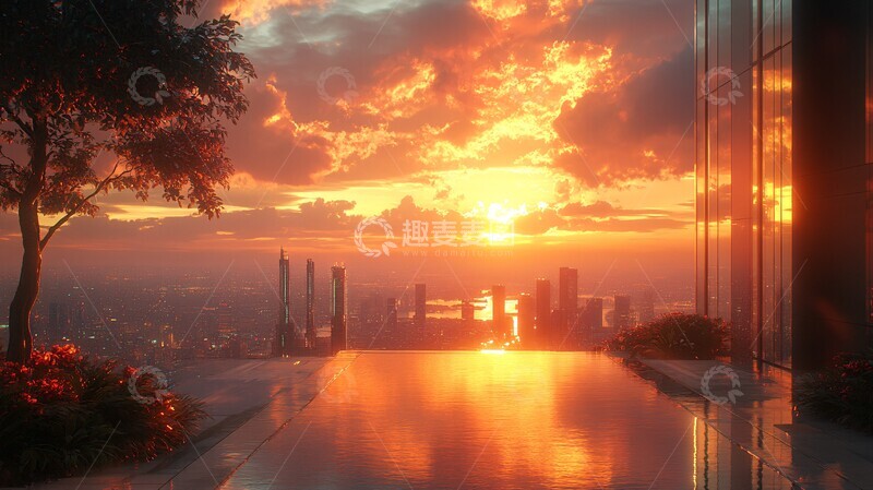 高清大图下载【趣麦麦图】未来建筑施工场景2