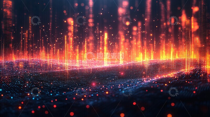 高清大图下载【趣麦麦图】金融创新科技未来