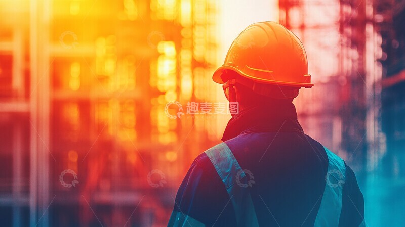 高清大图下载【趣麦麦图】建筑安全设计背景