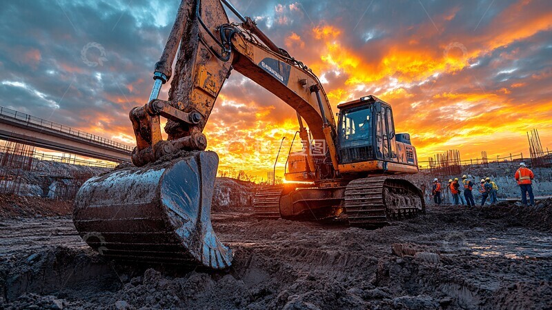 高清大图下载【趣麦麦图】工地施工现场2