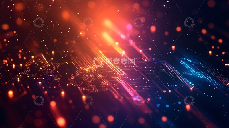 高清大图下载【趣麦麦图】科技咨询背景图