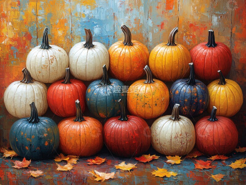 高清大图下载【趣麦麦图】秋日南瓜集秋日南瓜形状