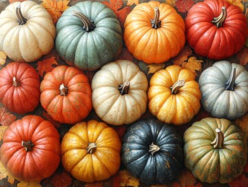 秋日南瓜集秋日南瓜形状2