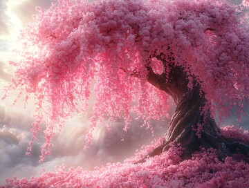 樱花树盛开樱花盛开花朵