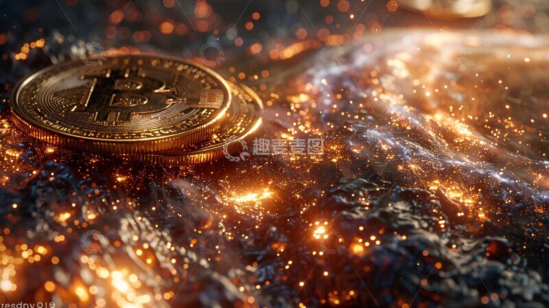 高清大图下载【趣麦麦图】比特币与代币之战