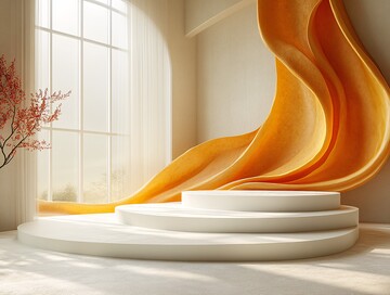 圆形展示台设计