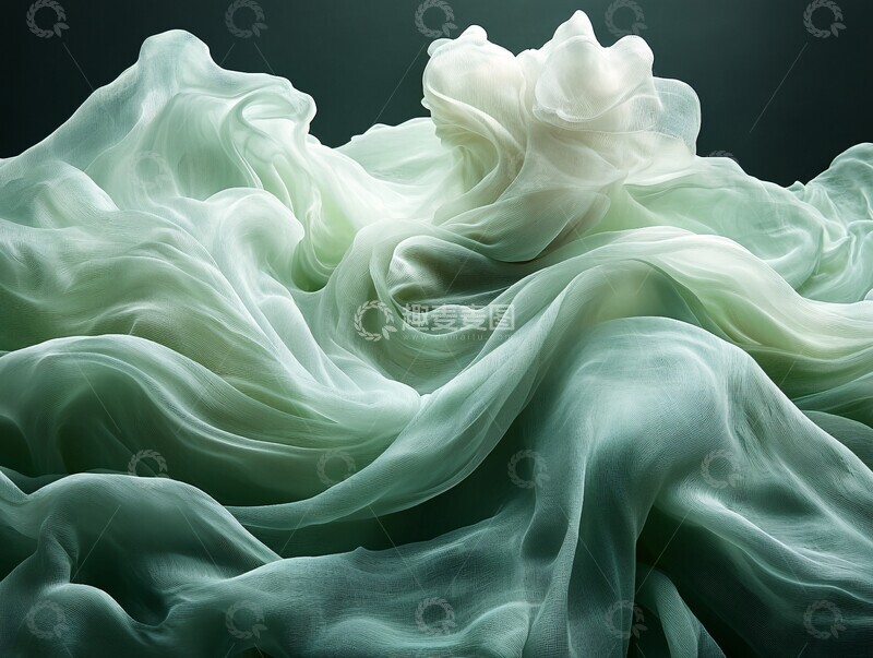 高清大图下载【趣麦麦图】柔软流动形态2