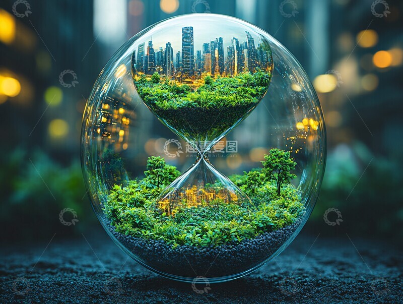 高清大图下载【趣麦麦图】时空双重境界