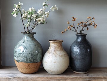 手工陶瓷木质装饰