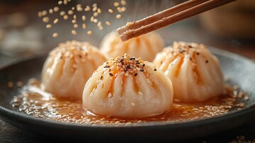 芝麻飞舞的抓饺瞬间1