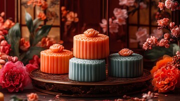 月饼射击静物照