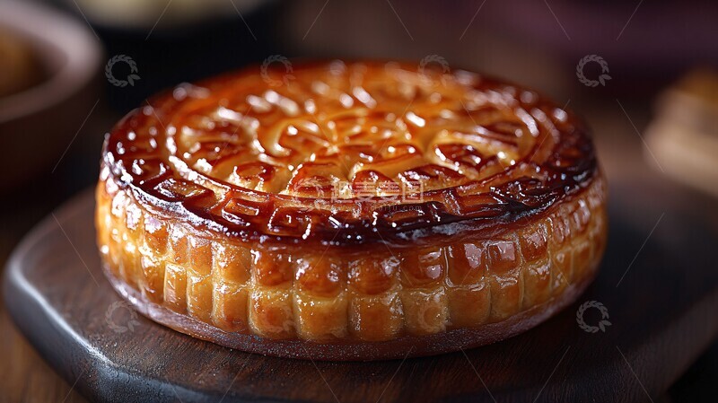 高清大图下载【趣麦麦图】紫月团圆饼紫月团圆光泽