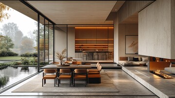 餐桌旁的现代空间1