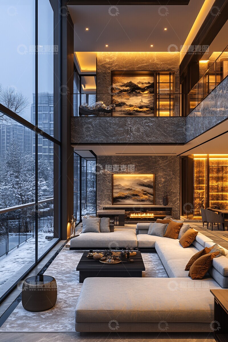 高清大图下载【趣麦麦图】宋氏美学客厅设计