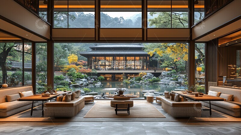 高清大图下载【趣麦麦图】宋代风格餐厅设计