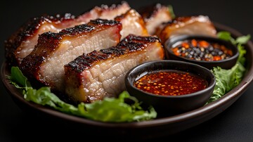 猪肉叉烧烤肉拼盘