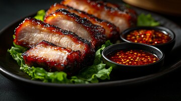 猪肉叉烧烤肉拼盘1