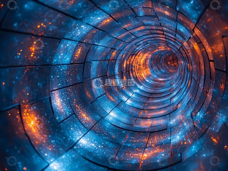 高清大图下载【趣麦麦图】光环结构结构发光艺术