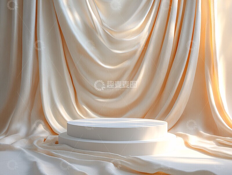 高清大图下载【趣麦麦图】圆形展示台圆形展示台白色