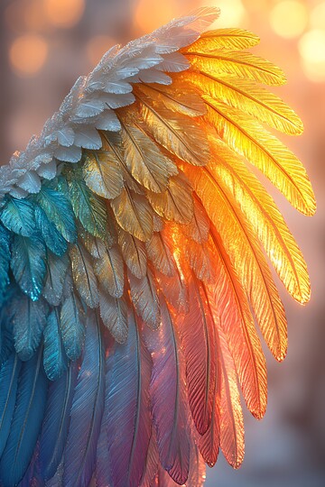 天使翅膀梦幻色彩2